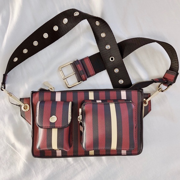 Zara Handbags - Zara Belt Bag with Grommet Belt